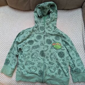 Nickelodeon TMNT Green Zip-Up Hoodie